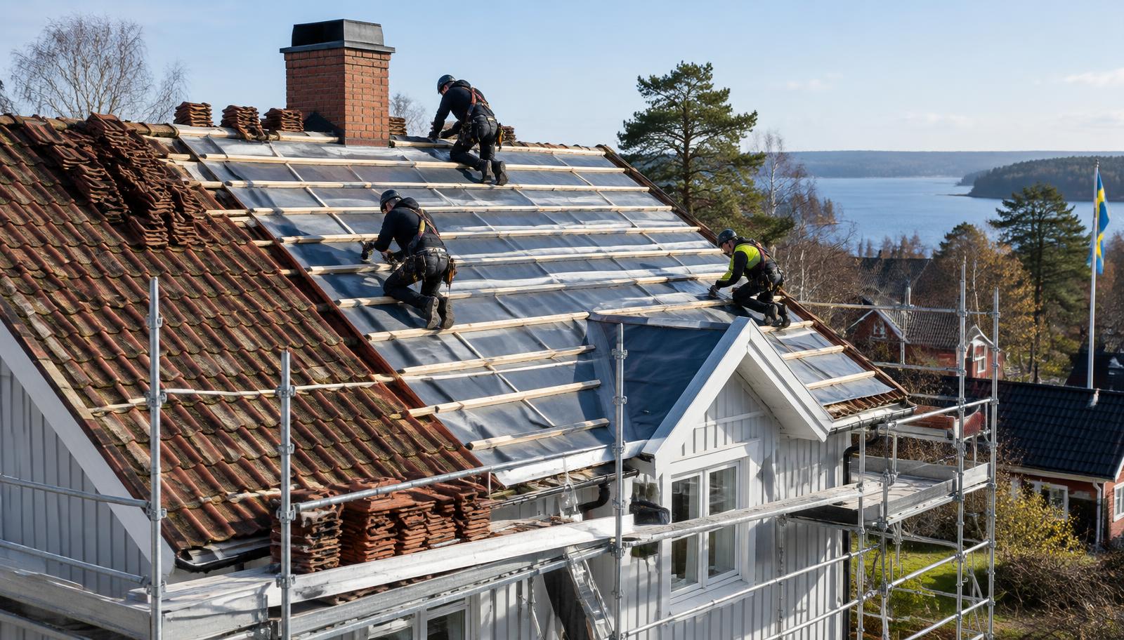 Takomläggning steg för steg – komplett guide 2026
